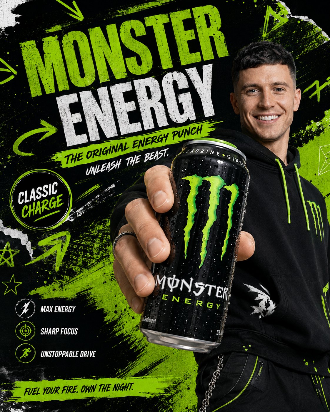 Independent concept poster for Monster Energy Classic